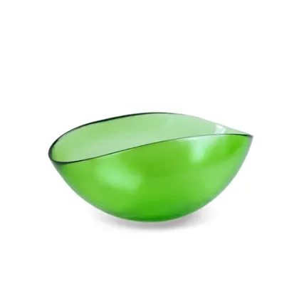 Zdjęcie Zestaw 6 zielonych misek ze szkła murano