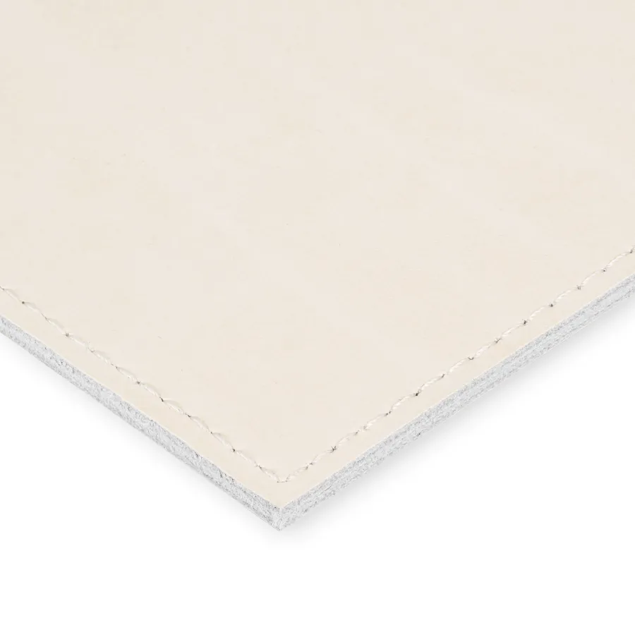 obrazek 2 Ekskluzywna skórzana podkładka 80x55 cm w kolorze ecru na biurko