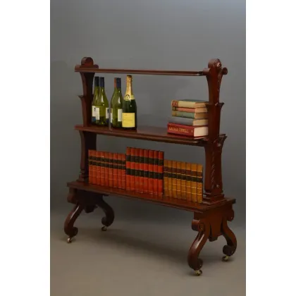 Zdjęcie Unikatowy antyk - wolnostojący regał na książki