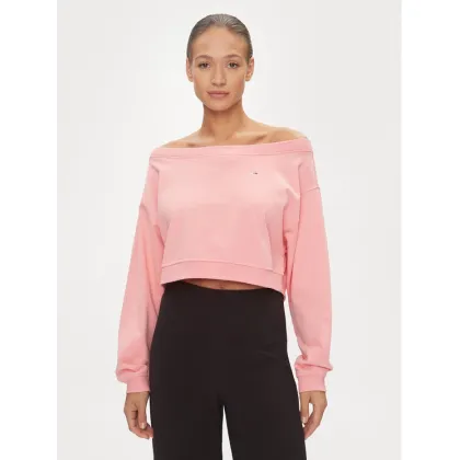 Zdjęcie Tommy Jeans Bluza DW0DW17956 Różowy Cropped Fit