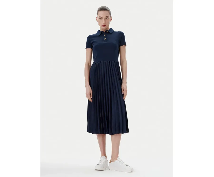 obrazek 1 Tommy Hilfiger Sukienka codzienna WW0WW44448 Granatowy Regular Fit