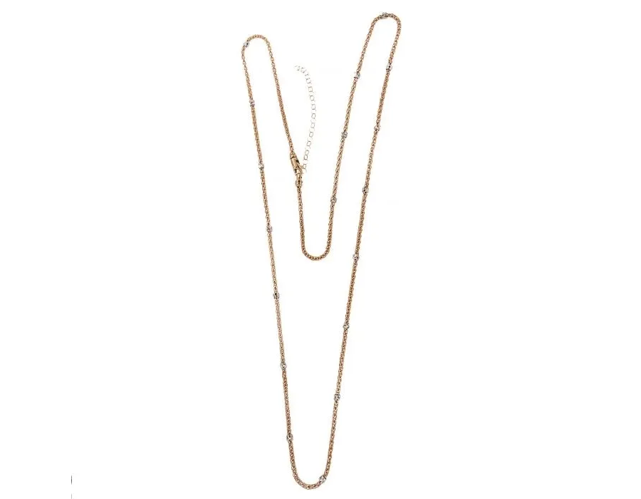 obrazek 1 Piękny kobiecy naszyjnik z włoch 45 cm