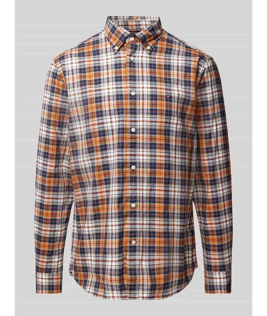 obrazek 1 Koszula casualowa o kroju regular fit z kołnierzykiem typu button down