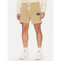Zdjęcie Tommy Jeans Szorty sportowe Varsity DM0DM20936 Beżowy Regular Fit