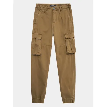 Zdjęcie Guess Spodnie materiałowe L3YB04 WE1L0 Zielony Relaxed Fit