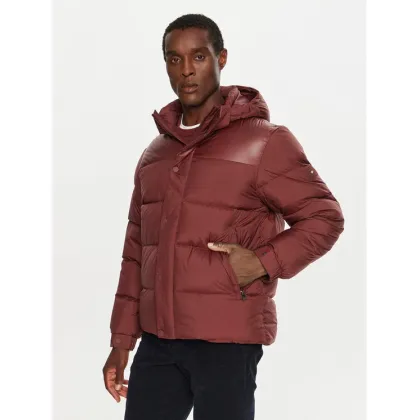 Zdjęcie Tommy Hilfiger Kurtka puchowa MW0MW36569 Bordowy Regular Fit