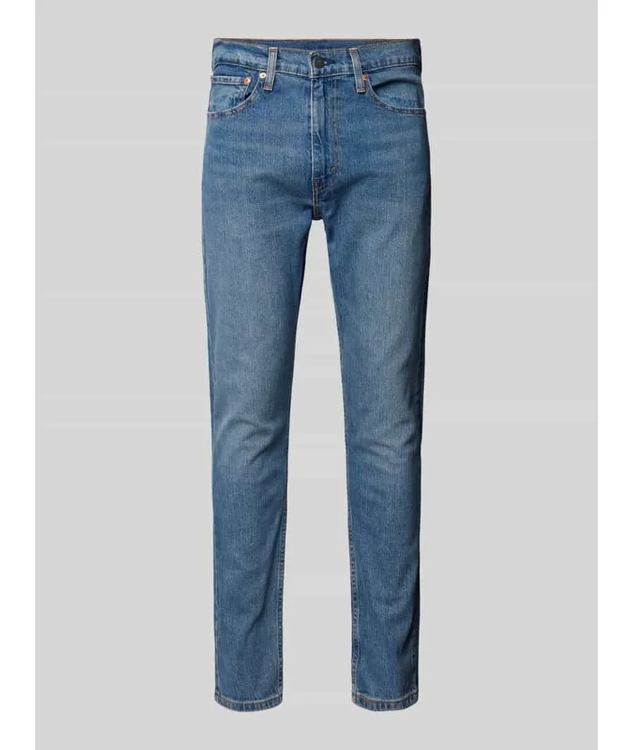 obrazek 1 Jeansy o kroju slim tapered fit z 5 kieszeniami