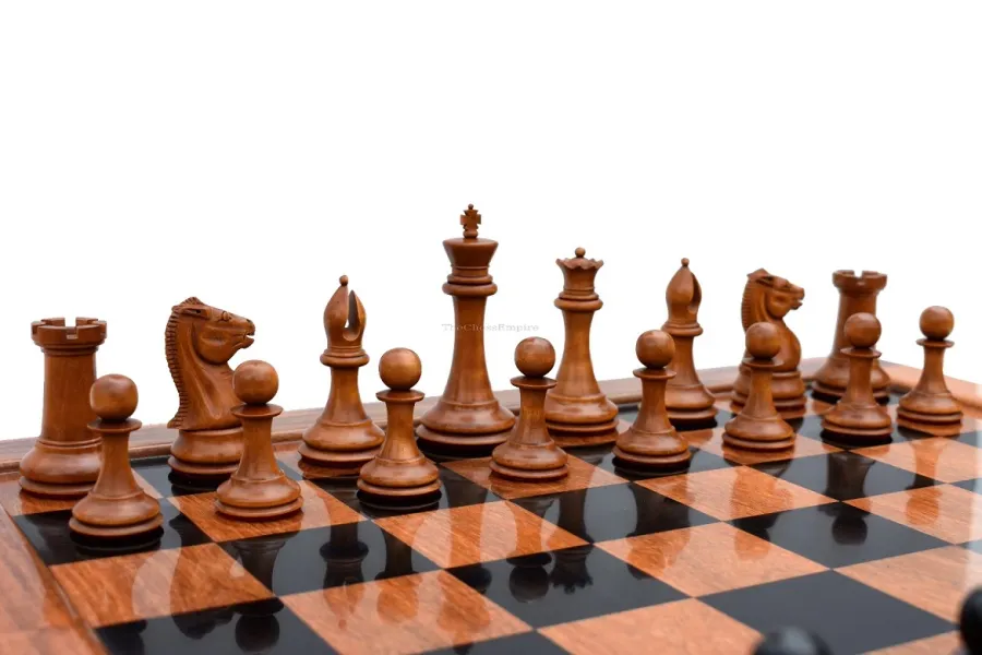 obrazek 7 Niezwykły reprodukcyjny zestaw szachowy Jaques Morphy Style 1849 - The Chess Empire