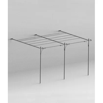 Zdjęcie Stylowa przyścienna pergola Solaire 376×320 cm