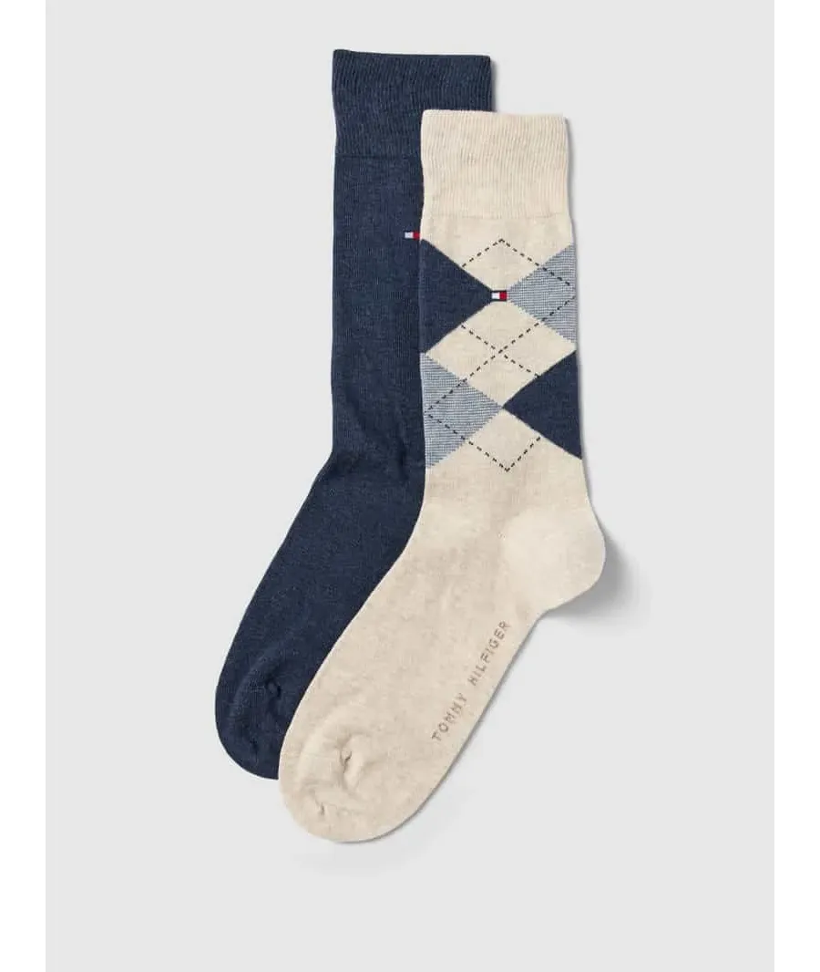 obrazek 1 Skarpety w efektem melanżu w zestawie 2 szt.