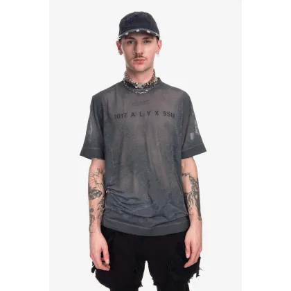 Zdjęcie 1017 ALYX 9SM t-shirt bawełniany Translucent Graphic kolor czarny wzorzysty AAUTS0392FA02-BLK0001