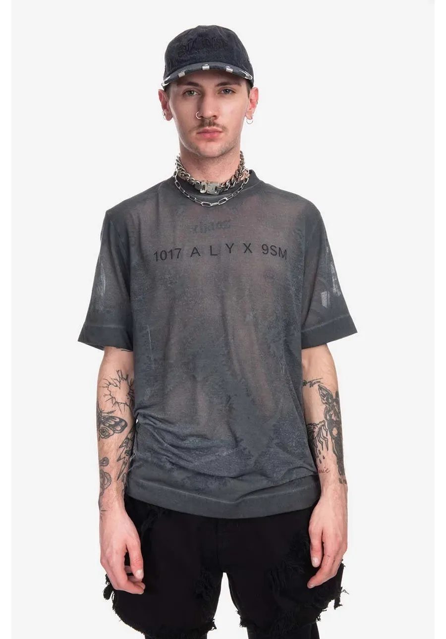 obrazek 1 1017 ALYX 9SM t-shirt bawełniany Translucent Graphic kolor czarny wzorzysty AAUTS0392FA02-BLK0001