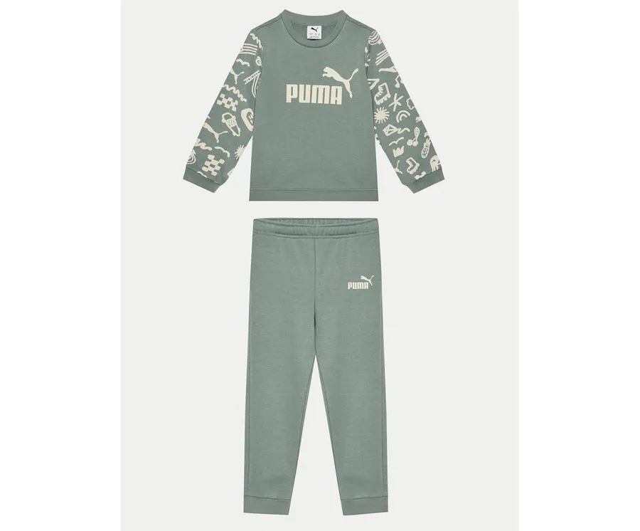 obrazek 1 Puma Dres Minicats Sandy Adventures 686284 Zielony Regular Fit