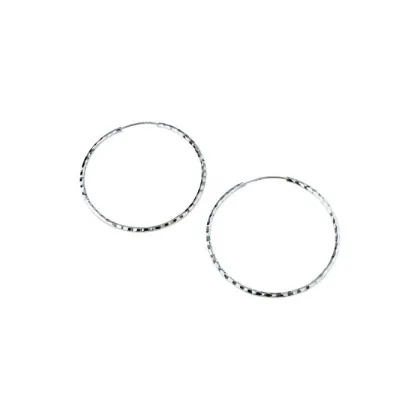 Zdjęcie Luksusowe kolczyki duże koła z włoch 30 mm