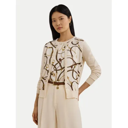 Zdjęcie LAUREN RALPH LAUREN Kardigan 200963632001 Beżowy Regular Fit