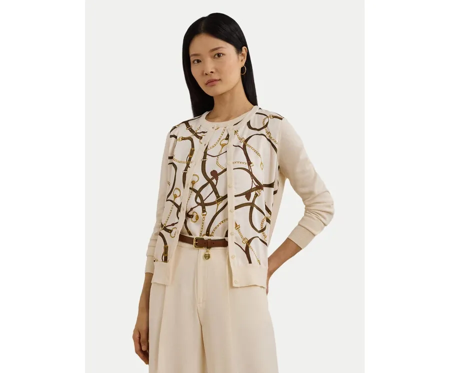 obrazek 1 LAUREN RALPH LAUREN Kardigan 200963632001 Beżowy Regular Fit