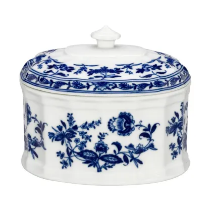 Zdjęcie Luksusowy porcelanowy pojemnik Diogo z dekoracjami Margão inspirowanymi porcelaną „India Company” - Vista Alegre