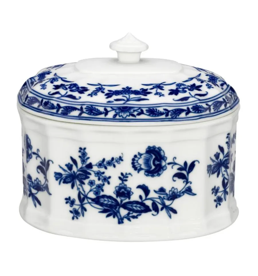 obrazek 1 Luksusowy porcelanowy pojemnik Diogo z dekoracjami Margão inspirowanymi porcelaną „India Company” - Vista Alegre