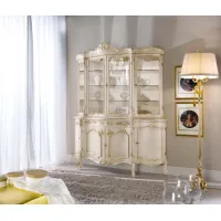 Picture Italian 4-door Chippendale glass showcase
