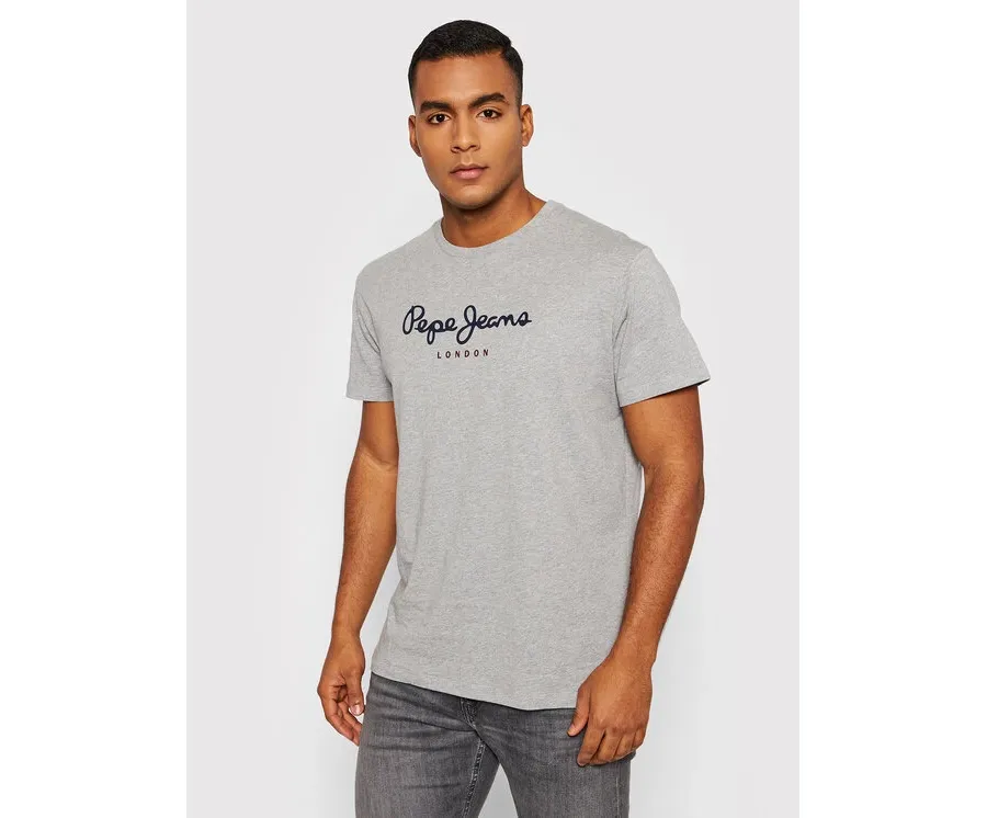 obrazek 1 Pepe Jeans T-Shirt Eggo PM508208 Szary Regular Fit