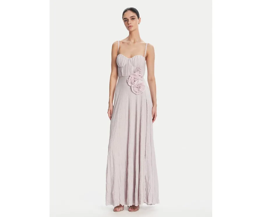 obrazek 1 Elisabetta Franchi Sukienka wieczorowa ABR2252E2 544 Fioletowy Regular Fit