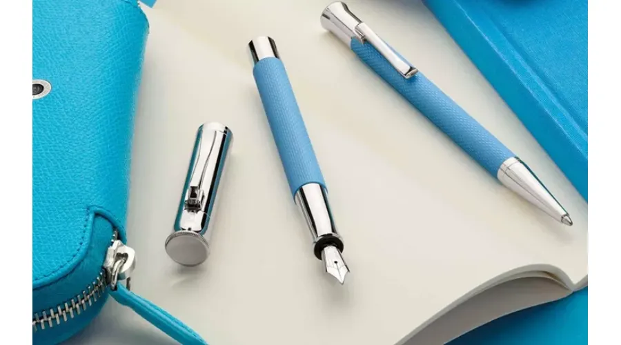 obrazek 1 Ekskluzywny niebieski długopis Guilloche Yozakura - Graf von Faber-Castell