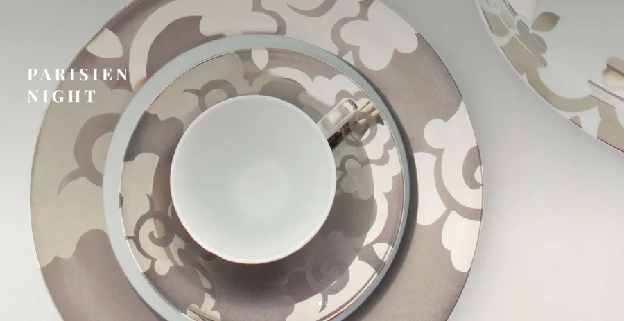 obrazek 3 Kubek porcelanowy z motywem Parisien Night