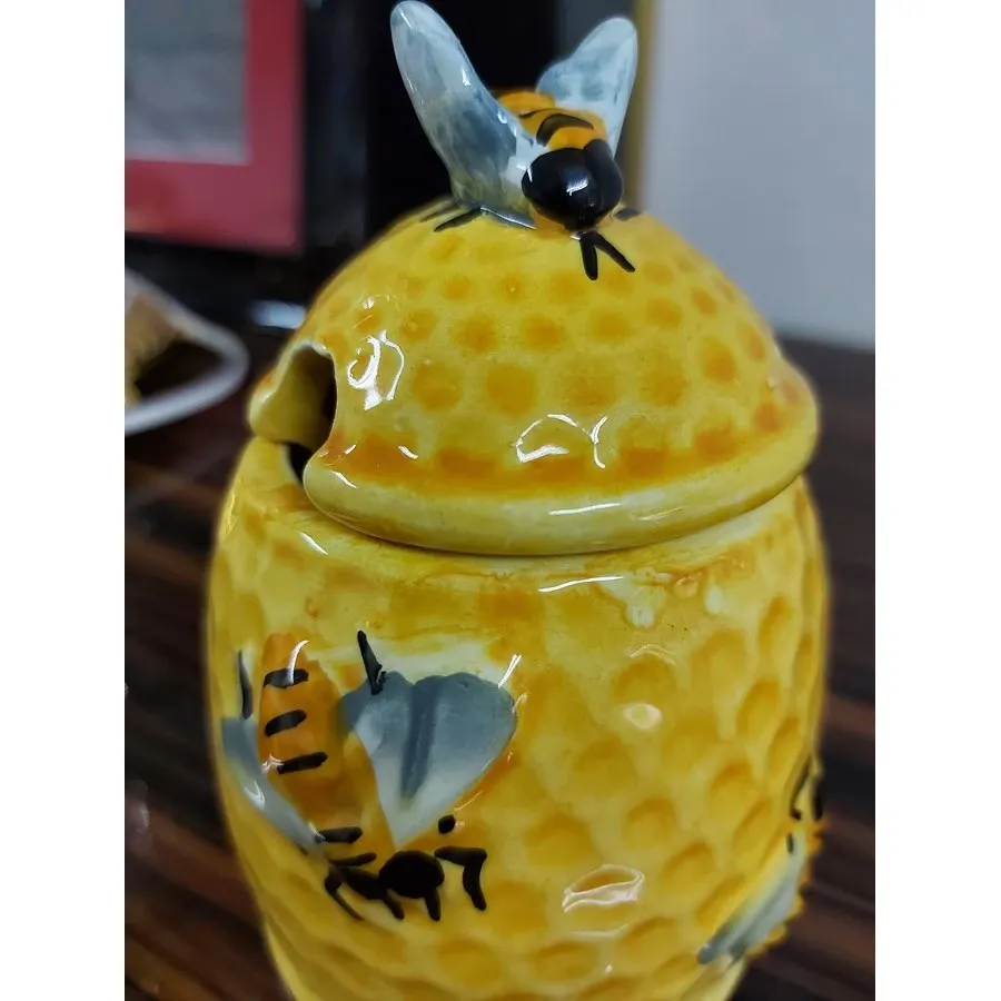 obrazek 6 Oryginalny ceramiczny słoik na miód - Le Ceramiche