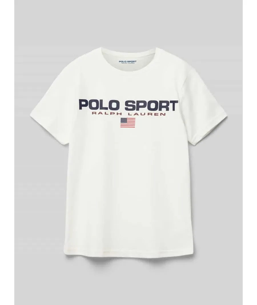 obrazek 1 T-shirt o kroju regular fit z bawełny