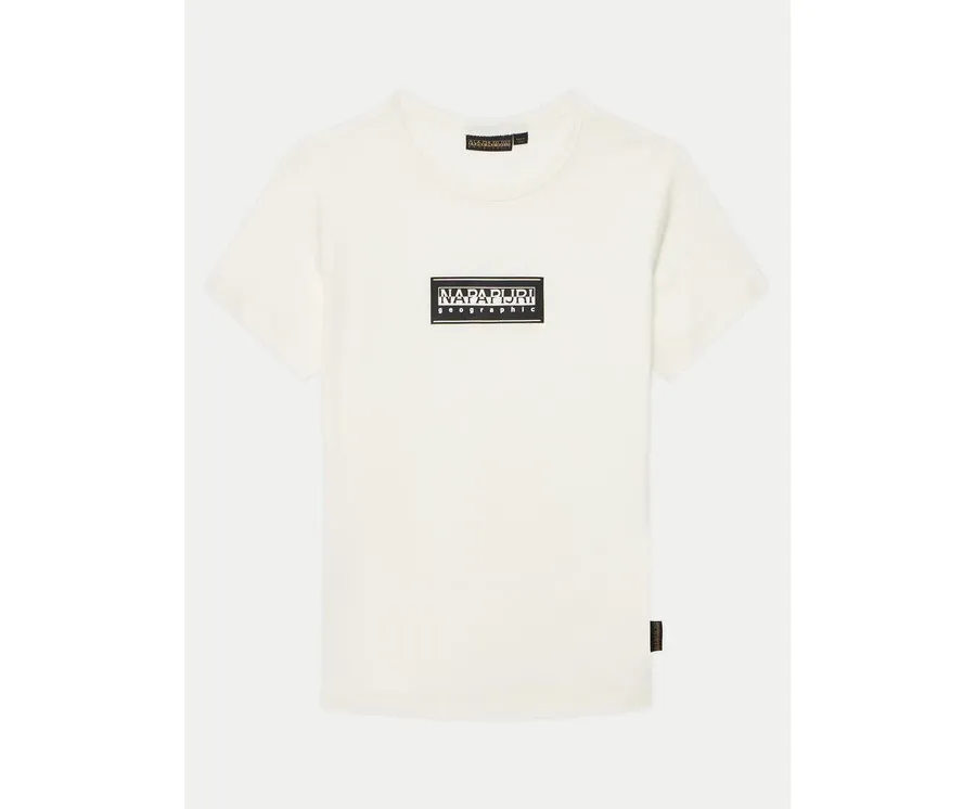 obrazek 1 Napapijri T-Shirt Chamois NP0A4ILE D Biały Regular Fit