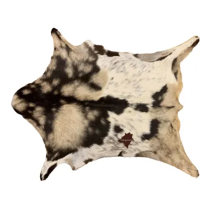 Zdjęcie Multikolorowy dywan skórzany do salonu