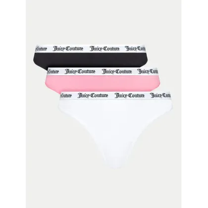 Zdjęcie Juicy Couture Komplet 3 par stringów Diana JCLTH224571 Kolorowy