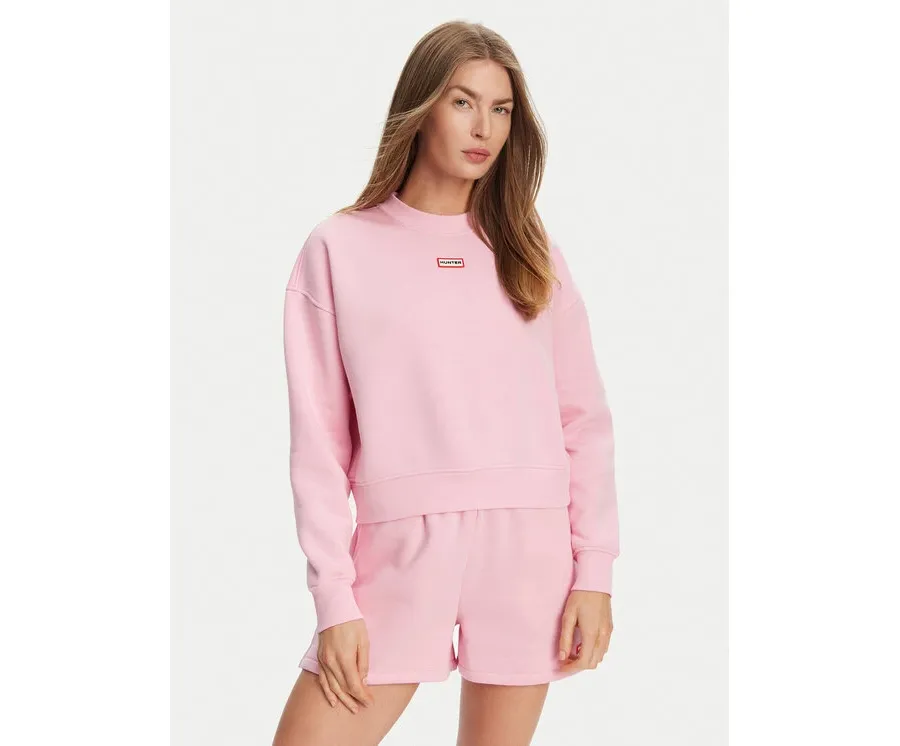 obrazek 1 Hunter Bluza Tina HARW0042242 Różowy Cropped Fit