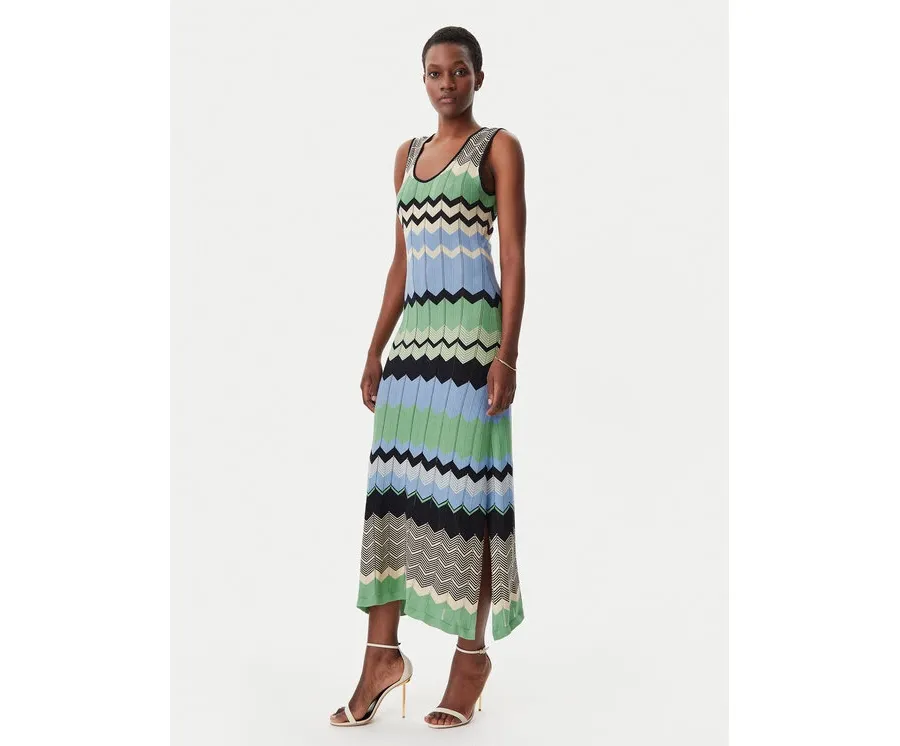 obrazek 1 Lola Casademunt by Maite Sukienka dzianinowa MS2516005 Kolorowy Regular Fit
