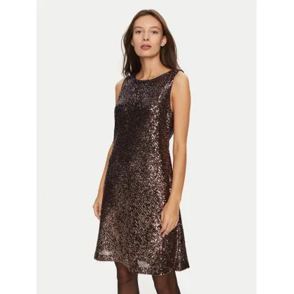 Zdjęcie DKNY Sukienka koktajlowa DD4HZB44 Brązowy Slim Fit