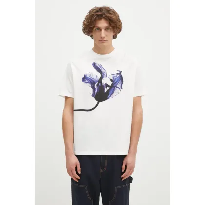 Zdjęcie Paul Smith t-shirt bawełniany męski kolor biały z nadrukiem M1R-919T-NP4735