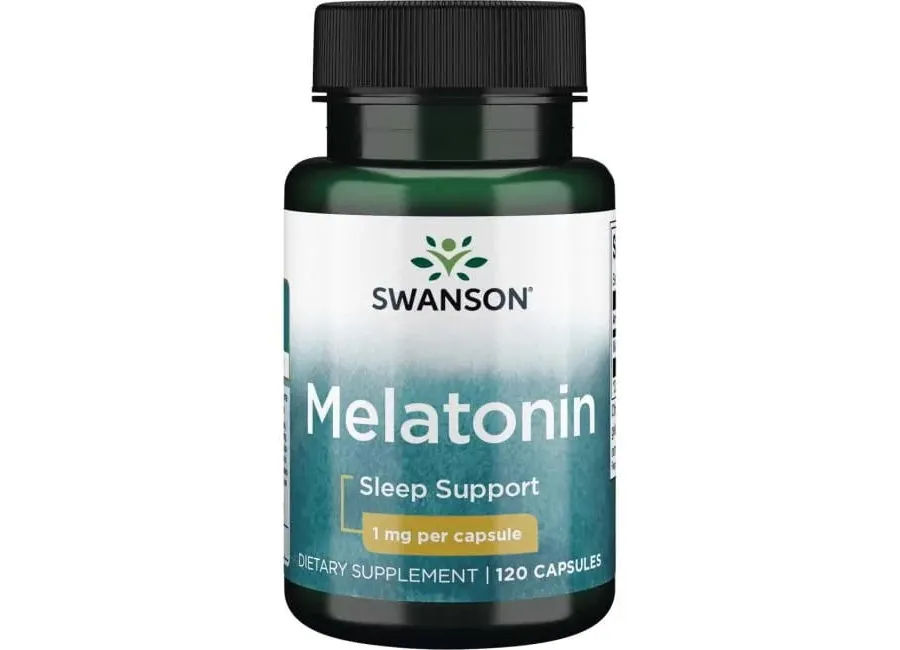 obrazek 1 Swanson Melatonina 1 mg Preparat na sen Kapsułki