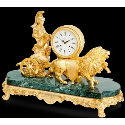 Picture Elegant gold-plated clock