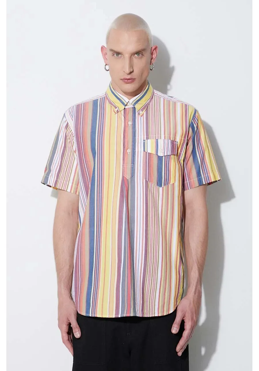 obrazek 1 Engineered Garments koszula bawełniana męska regular z kołnierzykiem button-down 22S1A003-ES041