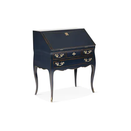 Zdjęcie Sekretarzyk ze skórzanym blatem