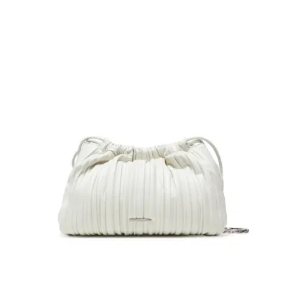 Zdjęcie Calvin Klein Torebka Drawstring Plisse Crossbody LV04F3076G Biały