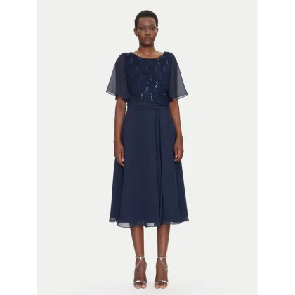 Zdjęcie Swing Sukienka koktajlowa 5AI02500 Granatowy Regular Fit