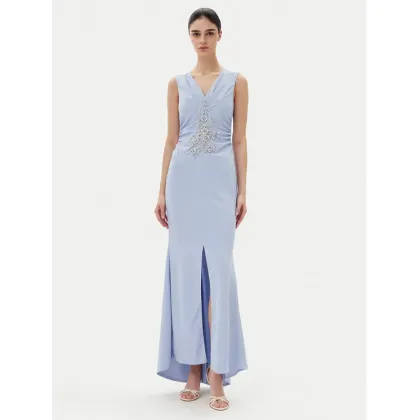 Zdjęcie Rinascimento Sukienka wieczorowa CFC0123081003 Błękitny Regular Fit