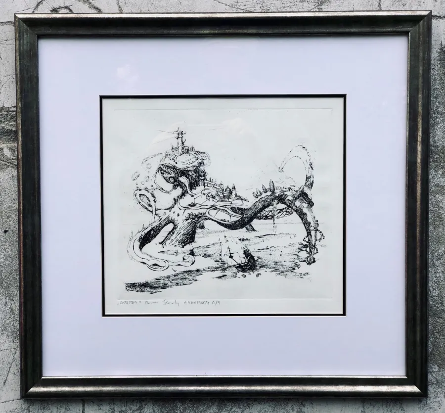 obrazek 2 Octopus - autorska grafika Dariusza Ślusarskiego