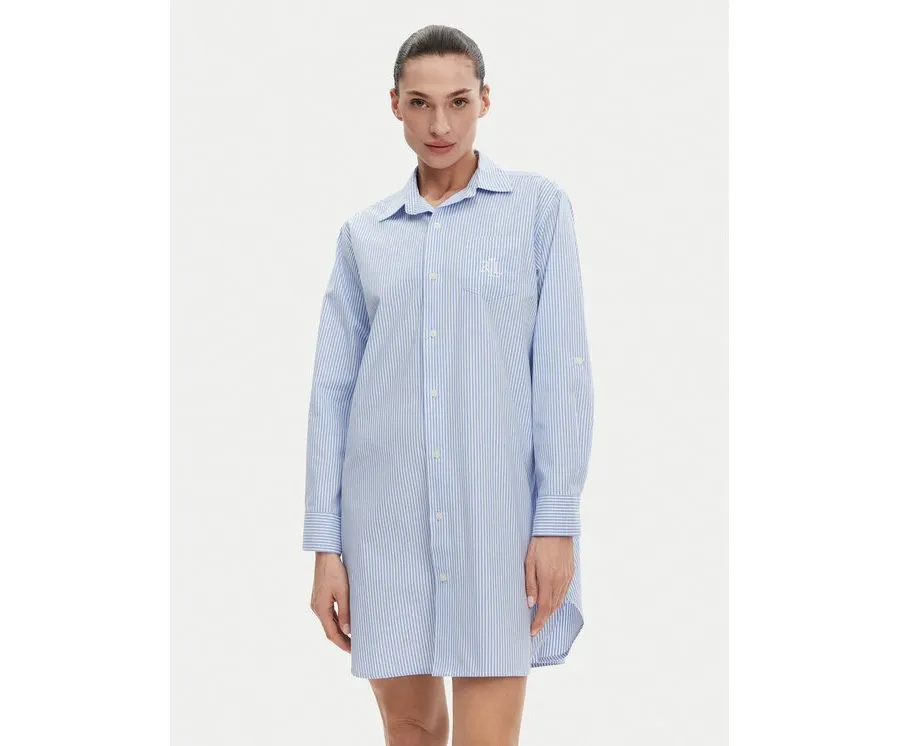 obrazek 1 LAUREN RALPH LAUREN Koszula nocna ILN32315 Niebieski Relaxed Fit