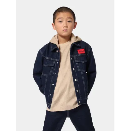 Zdjęcie Hugo Kurtka jeansowa G00158 D Granatowy Regular Fit HUGO