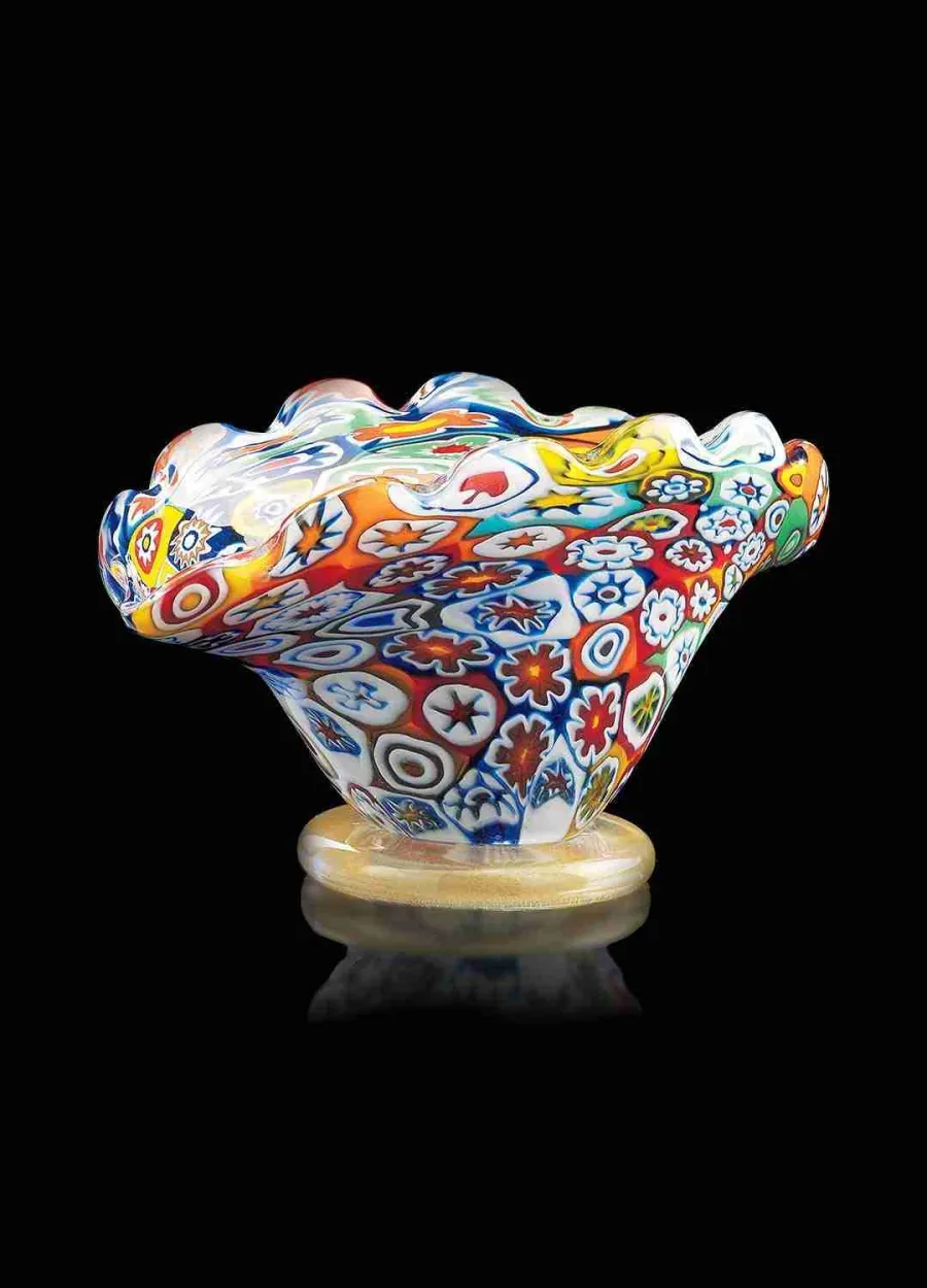 obrazek 1 Designerski wazon Murrine ze szkła Murano