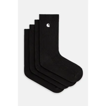 Zdjęcie Carhartt WIP skarpetki Madison Pack Socks 2-pack męskie kolor czarny I034572