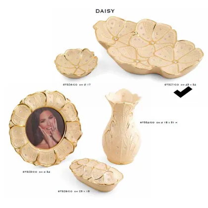 Picture Exclusive cream tray - floral pattern - Bruno Costenaro