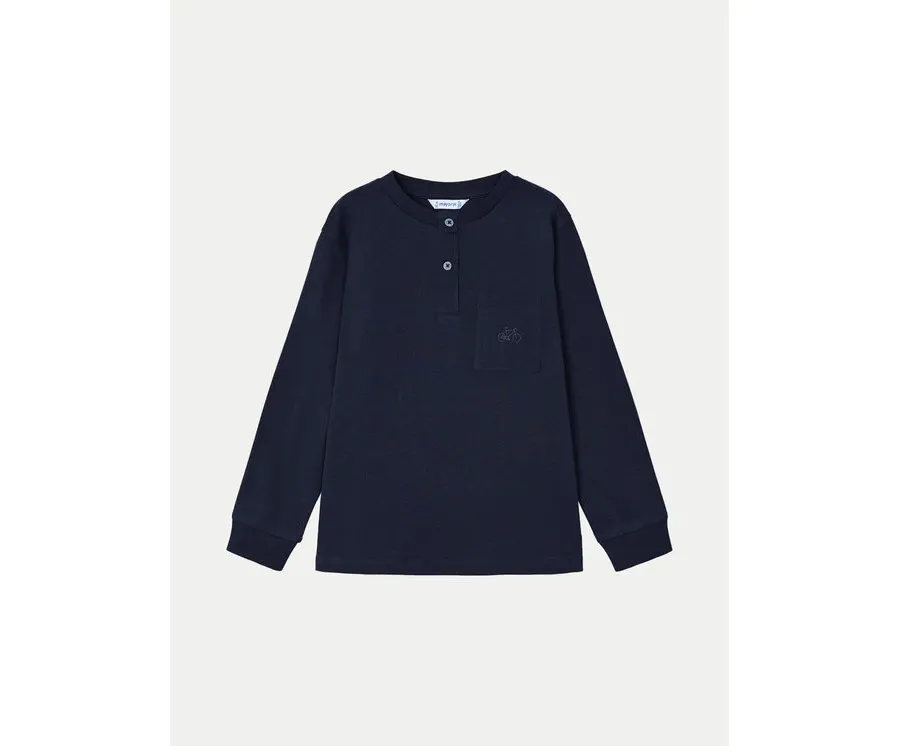 obrazek 1 Mayoral Bluzka 4047 Granatowy Regular Fit